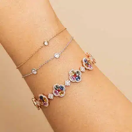 Bracelet Diamant Le Serti Clos Duo – 0,15 carat – Image 2