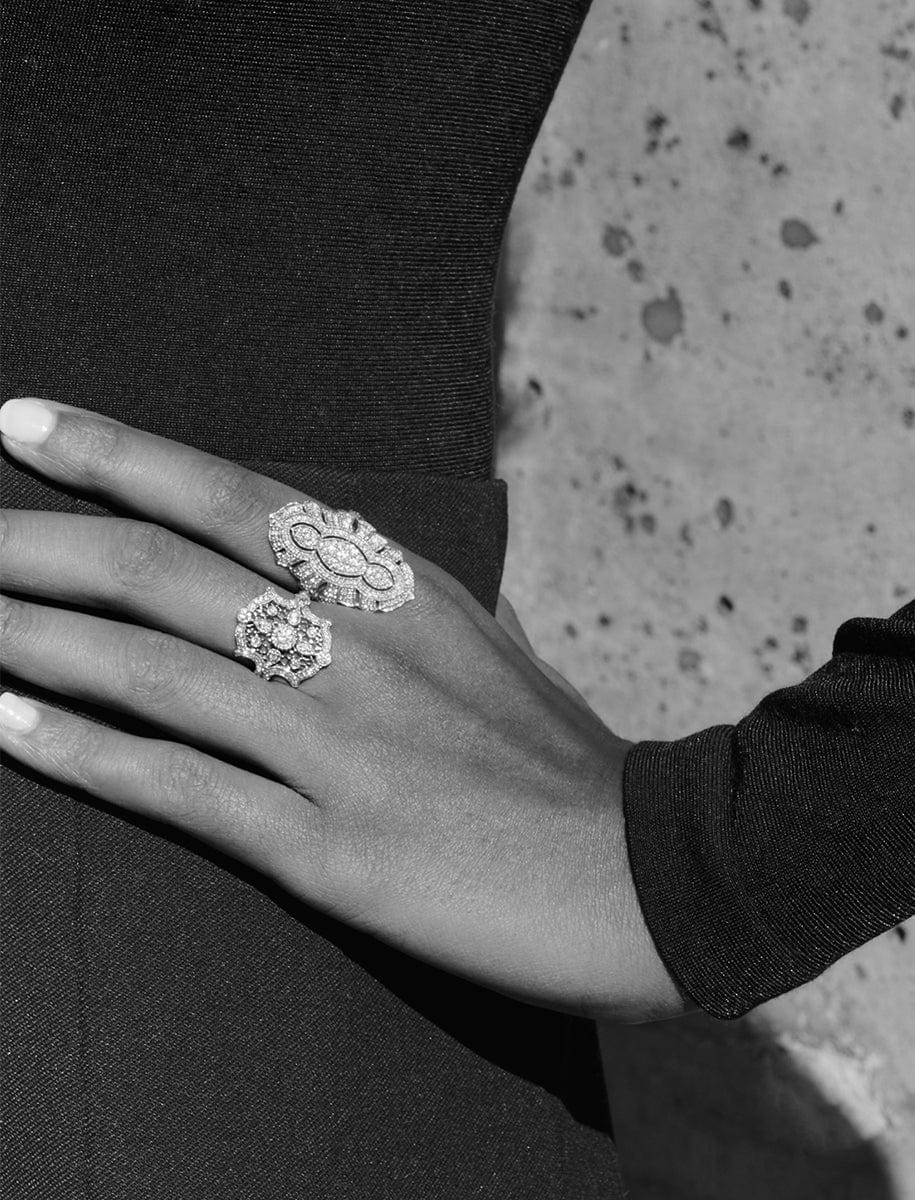 Bague Suspicious minds Or et diamants – Image 2