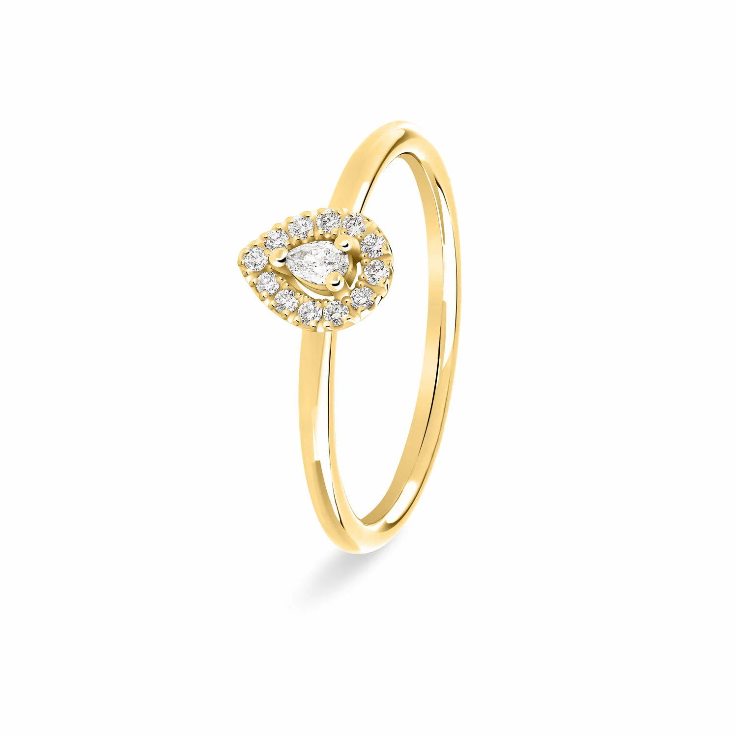 Bague de fiançailles diamants Mini Poire – Image 3